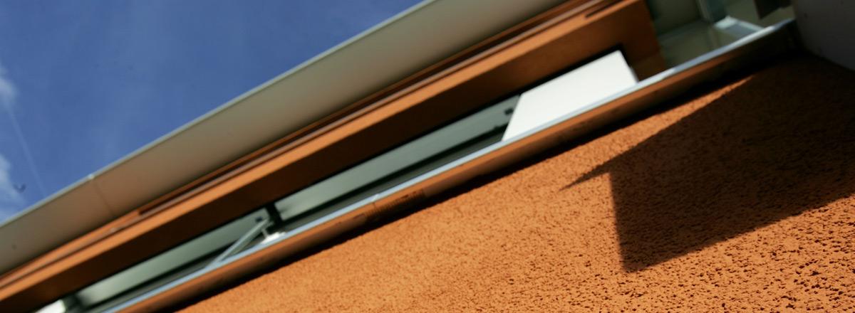 Realisierte Fassade von NEBA Therm