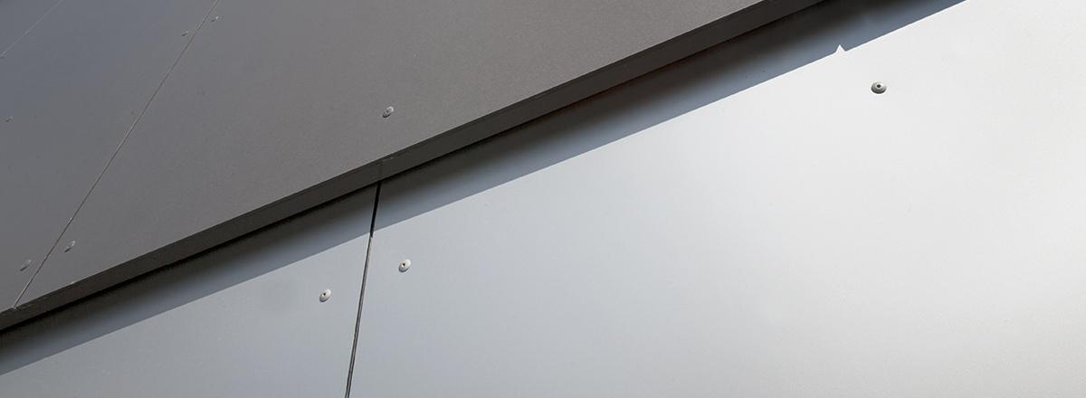 Realisierte Fassade von NEBA Therm